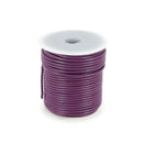 Lacet en cuir Rond - Diamètre 2mm VIOLET 1 mètre de lacet - Deco Cuir