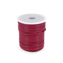 Lacet en cuir Rond - Diamètre 2mm ROSE FUCHSIA 1 mètre de lacet - Deco Cuir