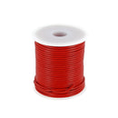 Lacet en cuir Rond - Diamètre 2mm ROUGE 1 mètre de lacet - Deco Cuir