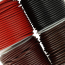 Lacet en cuir pigmenté Rond - Diamètre 2.5mm - Deco Cuir