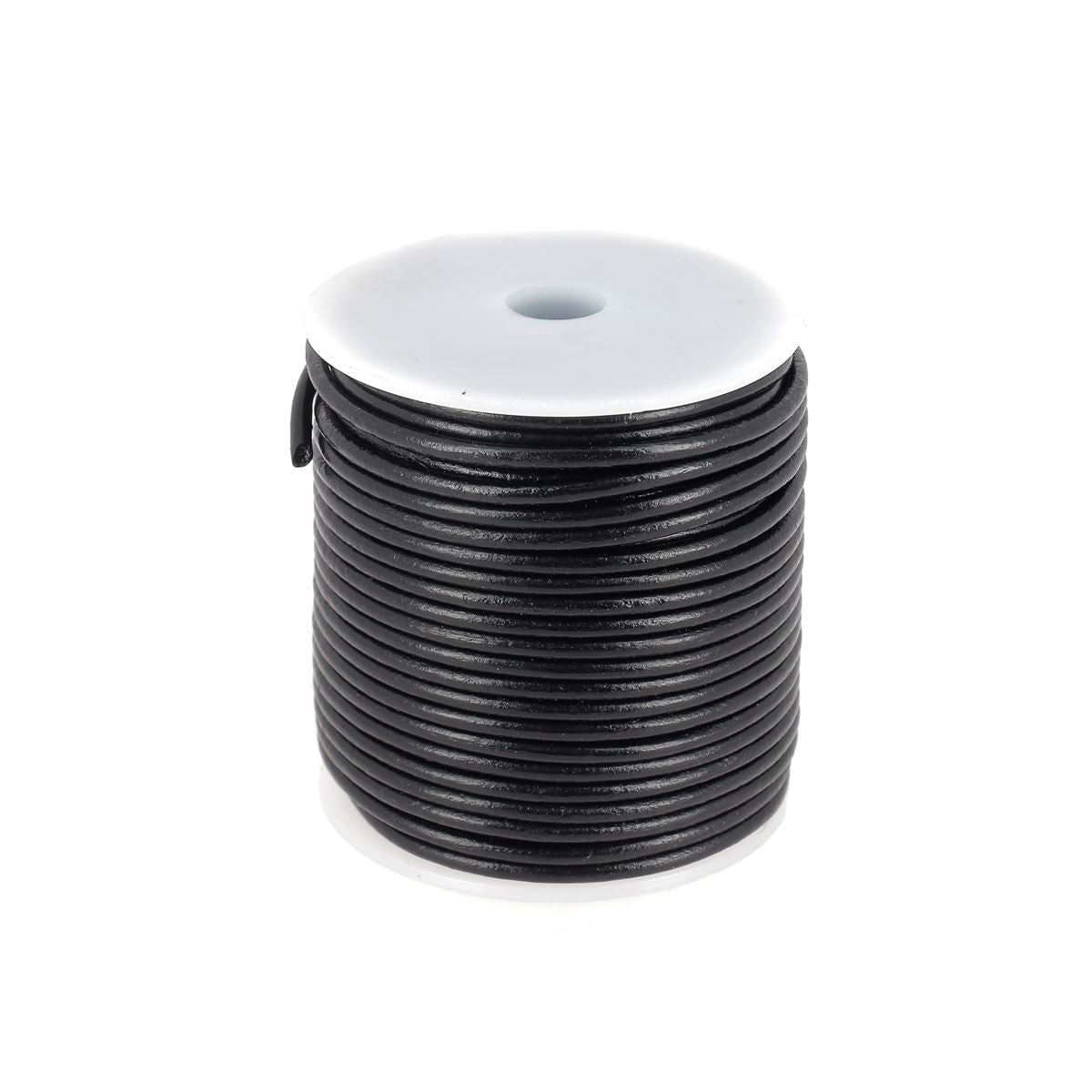 Lacet en cuir pigmenté Rond - Diamètre 2.5mm - Deco Cuir