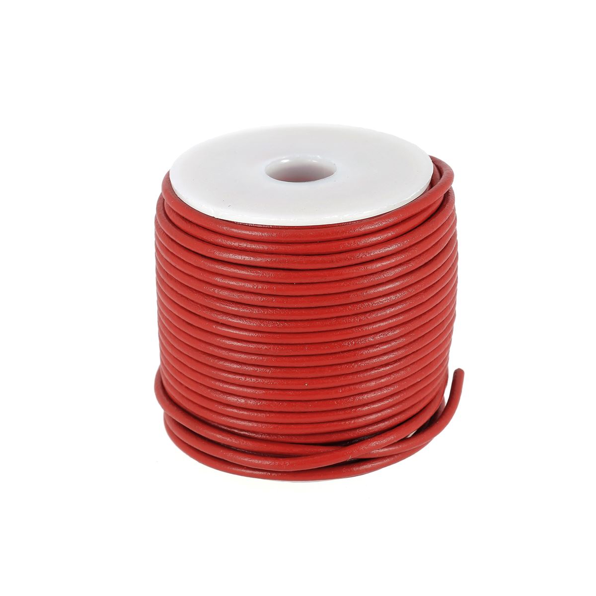 Lacet en cuir pigmenté Rond - Diamètre 2.5mm - Deco Cuir