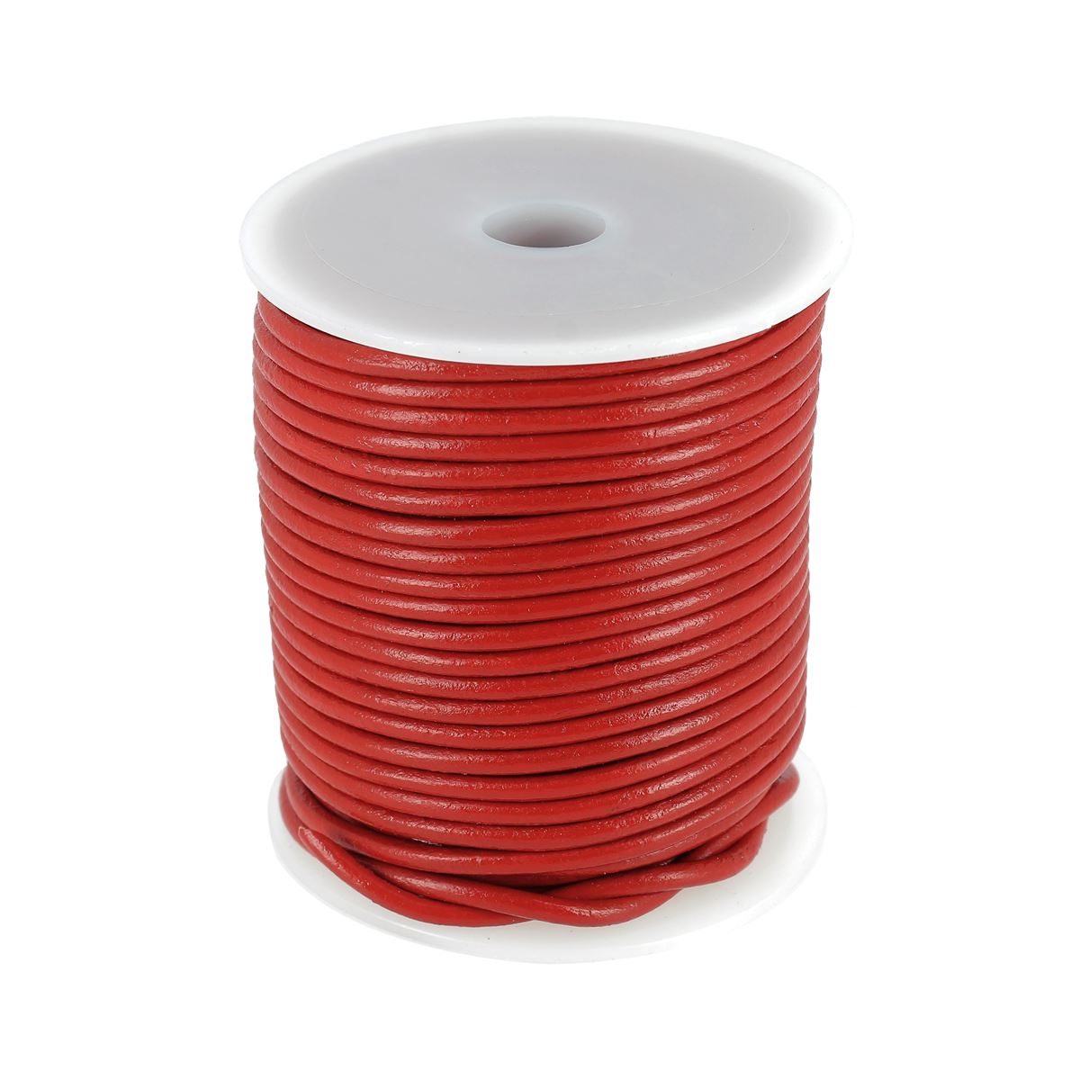 Lacet en cuir pigmenté Rond - Diamètre 3mm - Deco Cuir