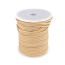 Lacet en cuir Rond - NATUREL - Deco Cuir