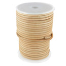 Lacet en cuir Rond - NATUREL - Deco Cuir
