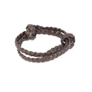 Lacet en cuir pigmenté Plat tressé - Largeur 6mm - Deco Cuir