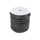 Lacet en cuir pigmenté Plat tressé - Largeur 8mm - Deco Cuir