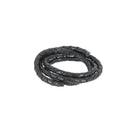 Lacet en cuir pigmenté Rond tressé - Diamètre 5mm - Deco Cuir