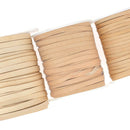 Lacet en cuir Plat - NATUREL - Deco Cuir