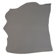 Peau de cuir de vachette lisse gris de haute qualité, matériau durable et élégant pour projets de maroquinerie ou couture.