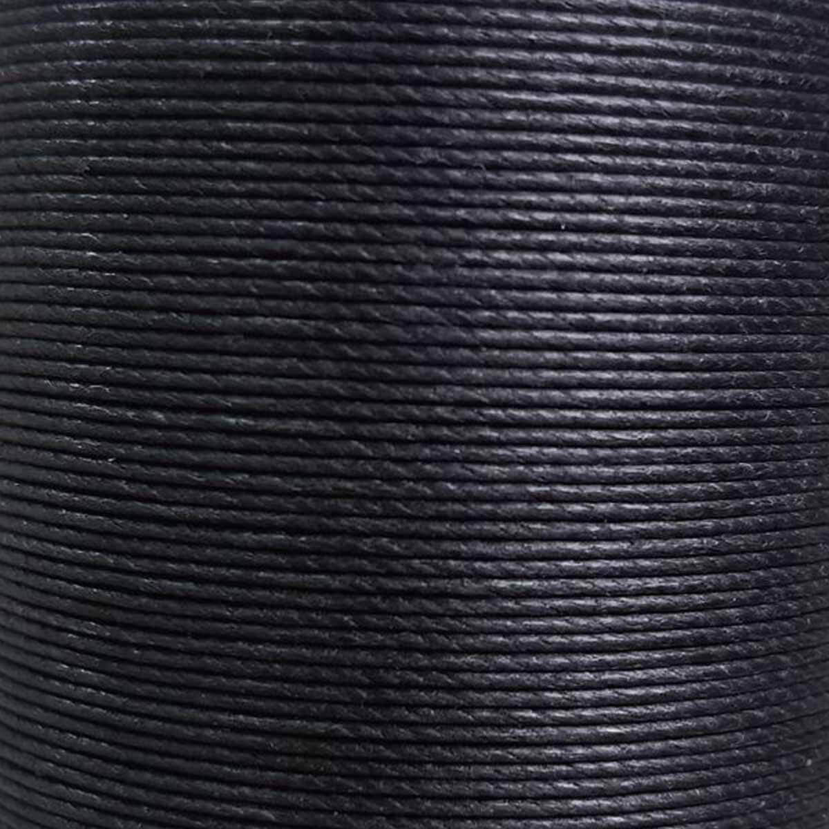 M60 Thread Box of 8m of MeiSi super fine waxed linen thread M60 - 0.65 mm - BLACK ...