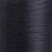 Bobine de 90m de fil de lin ciré MeiSi M40 noir, fil mercerie fin de 0,45 mm pour couture et artisanat.