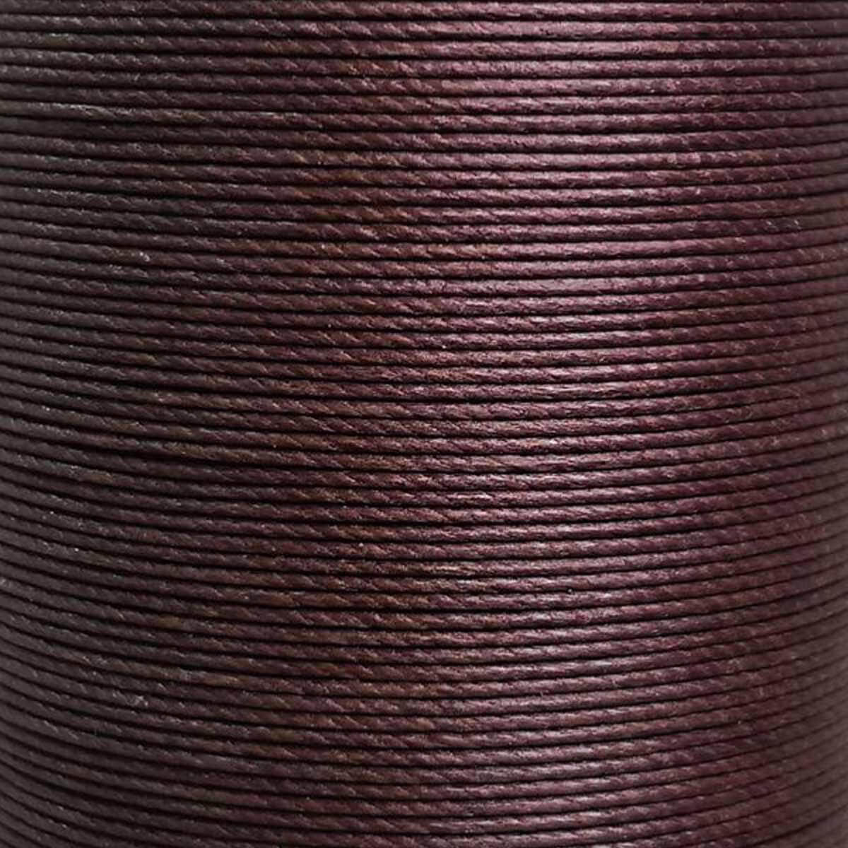 M60 Thread 8m box of MeiSi super fine waxed linen thread M60 - 0.65 mm - COFFEE ...