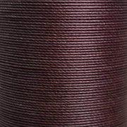 Fil de lin ciré MeiSi, 8m, super fin, couleur café, mercerie, couture, broderie, texture lisse et brillante, référence MS002