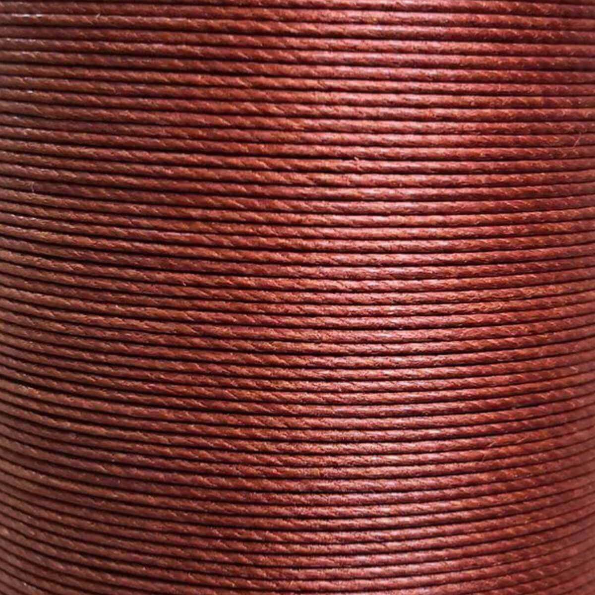 M60 Thread 8m box of MeiSi super fine waxed linen thread M60 - 0.65 mm - BROWN ...