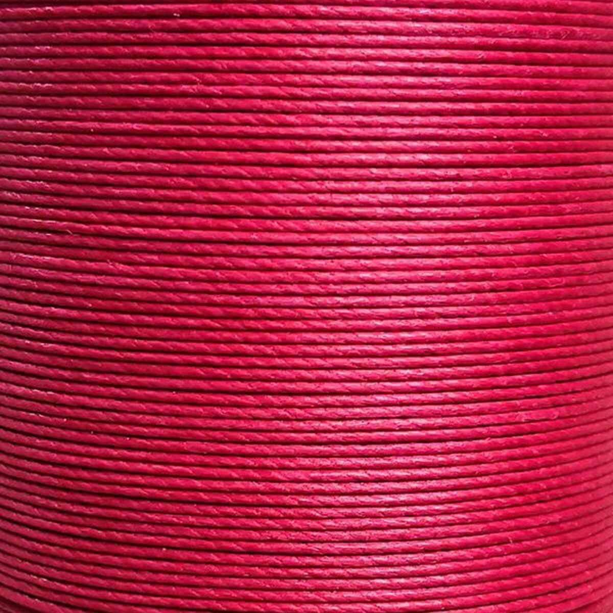 Box of 8m of MeiSi super fine waxed linen thread M40 - 0.45 mm - RED ...