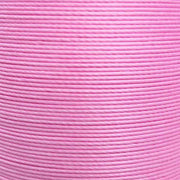 Fil de lin ciré MeiSi rose, 8m, super fin M40, 0,45 mm, pour mercerie, image montrant la cartonnette et le fil.