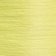 Bobine de 80m de fil de lin ciré MeiSi M50, 0,55 mm, jaune citron, pour couture et mercerie.