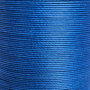 Fil de lin ciré MeiSi bleu, 8m, super fin M60, 0,65 mm, pour mercerie, détails visibles sur la cartonnette.