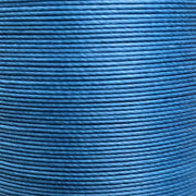 Fil de lin ciré MeiSi bleu lagon, cartonnette de 8m, mercerie fine M50, 0,55 mm pour couture et broderie.