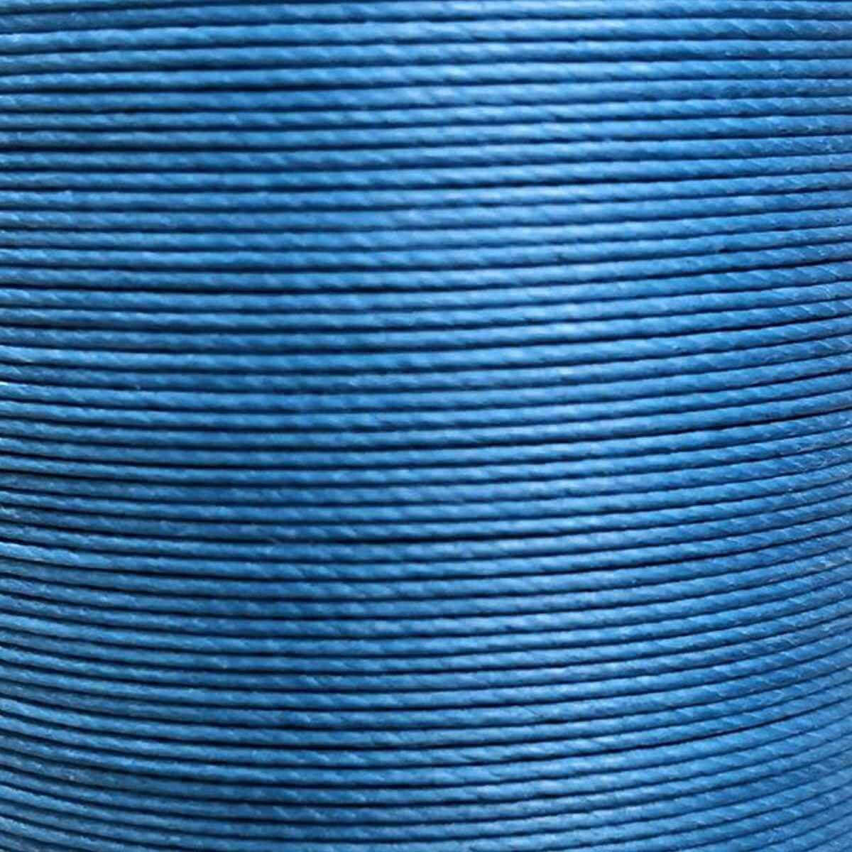 80m spool of MeiSi super fine waxed linen thread M50 - 0.55mm - LAGOON ...