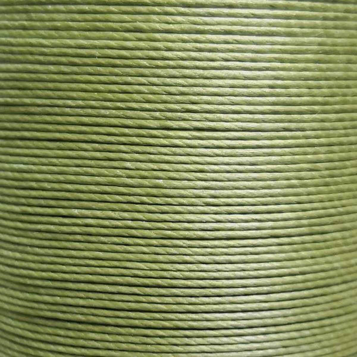M60 Thread 8m box of MeiSi super fine waxed linen thread M60 - 0.65 mm - OLIVE ...