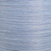Bobine de 90m de fil de lin ciré MeiSi M40, 0,45 mm, bleu pastel, mercerie fine pour couture et broderie.
