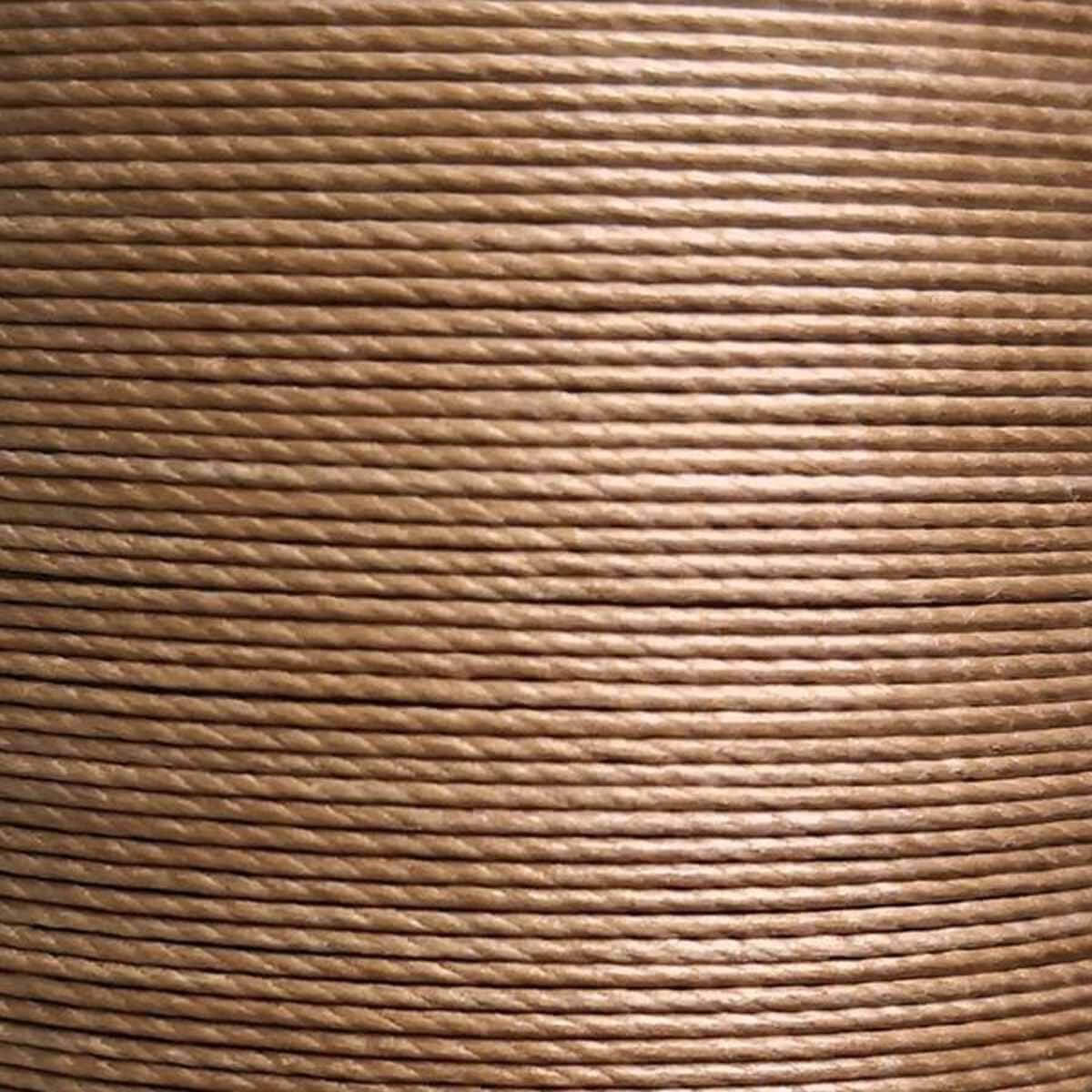 M60 Thread Box of 8m of MeiSi super fine waxed linen thread M60 - 0.65 mm - CAMEL ...