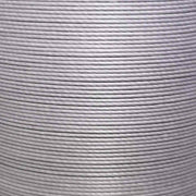 Fil de lin ciré MeiSi argent, 8m, très fin M50, 0,55 mm, pour mercerie, visible en gros plan dans l'image.