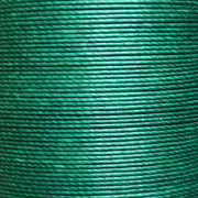 Fil de lin ciré MeiSi vert forêt, 8m, super fin M40, mercerie, texture lisse, idéal pour broderie ou couture.