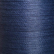 Fil de lin ciré MeiSi bleu denim, 8 m, 0,45 mm, mercerie fine M40, idéal pour couture et broderie.