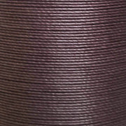 Fil de lin ciré MeiSi super fin M40, 8m, couleur chocolat, pour mercerie, texture lisse et brillant.