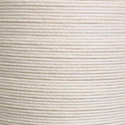 Fil de lin ciré MeiSi, cartonnette de 8m, couleur écru, super fin M60, 0,65 mm, pour mercerie.