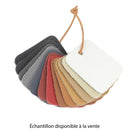 Demi-peau de cuir automobile - BLEU ARDOISE - Deco Cuir