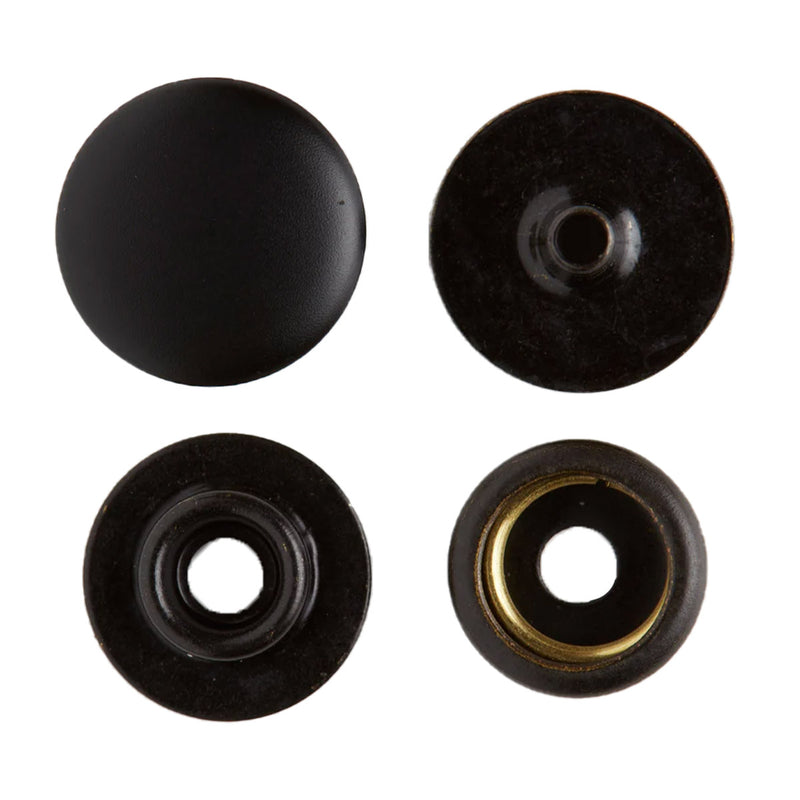 Boutons pression FORT - LINE 20 : 12.5mm - Tandy Leather - Noir