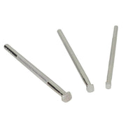 Lot de 3 matoirs Tandy Leather pour repoussage avec gros quadrillage, outils de sculpture en cuir.