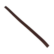 Passant de ceinture en cuir tannage végétal marron chocolat, 30cm, pour passage de ceinture, fabriqué par Autres.