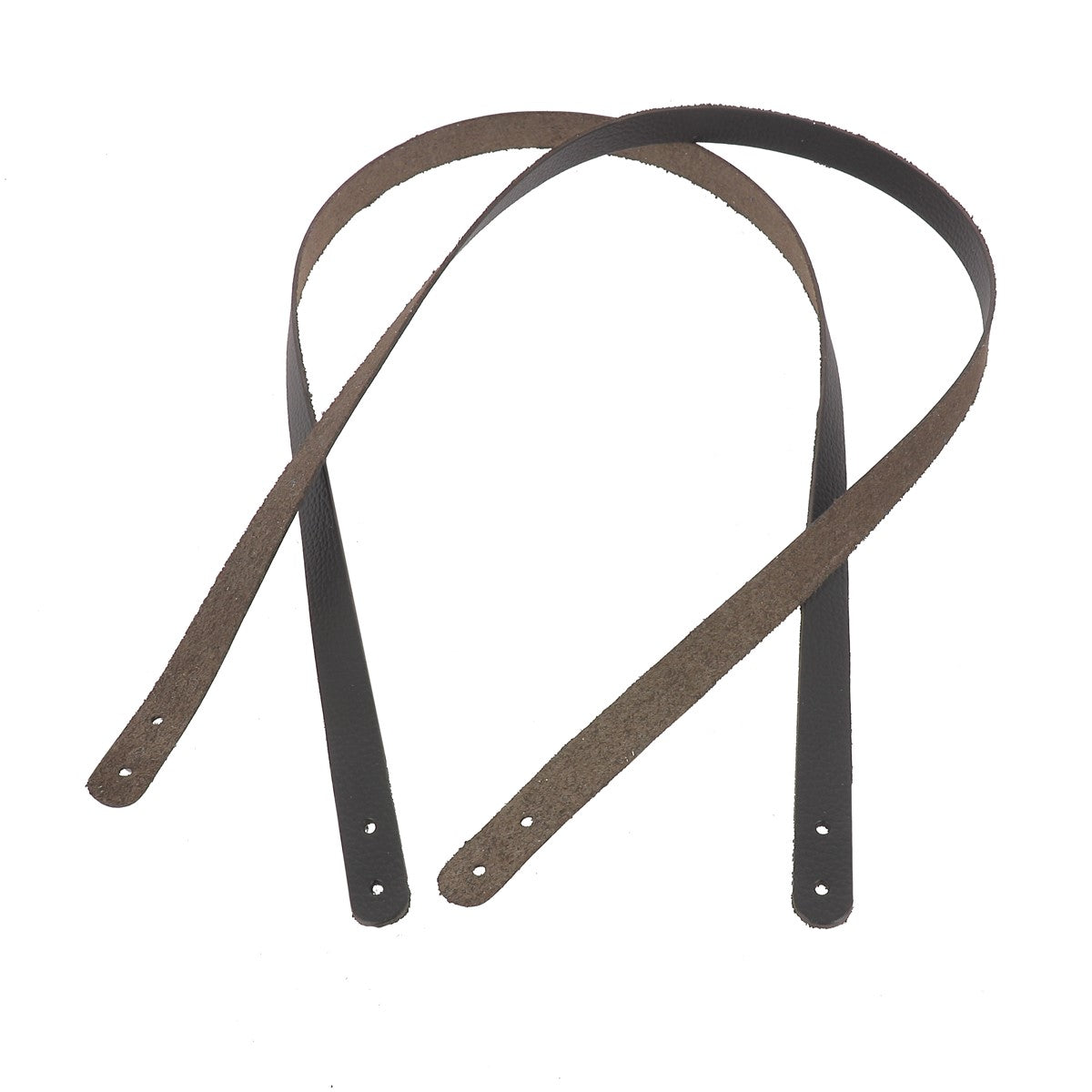 Paire de anses en cuir pour sac - 15mm - 75cm - Deco Cuir