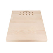 Support en bois pour presse d'établi avec trous de rangement pour jeux de pose, outil Deco Cuir, accessoire d'atelier robuste.