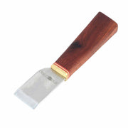 Couteau à parer droit de style japonais Deco Cuir, outil de cuisine avec lame fine pour préparer les aliments avec précision.
