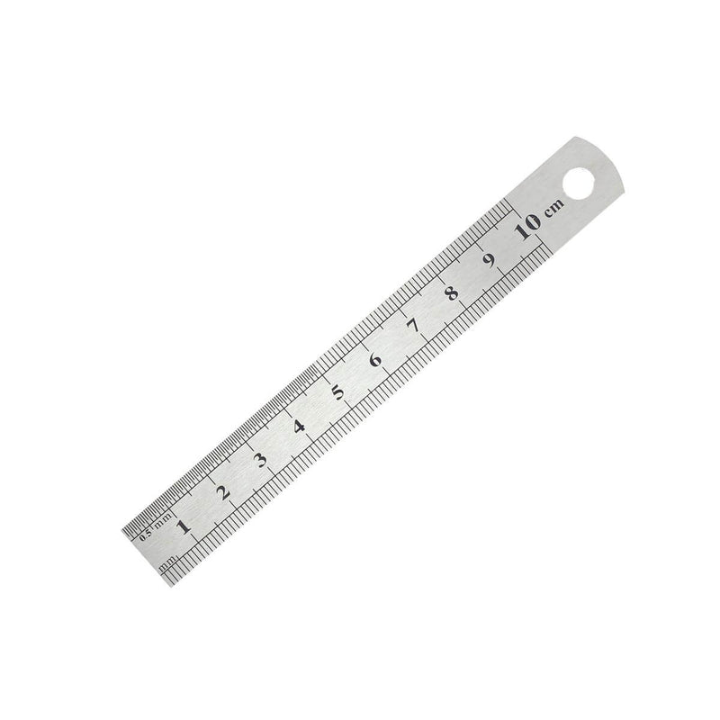 OSALADI 10er-Set Edelstahl-Lineale 30 Cm – Doppelseitige Skala, Rostfrei, Für Schule, Büro Und Werkstatt