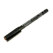 Marqueur permanent noir Staedtler LUMOCOLOR pointe fine 0,6 mm, outil d'écriture pour arts et design, visible en image.