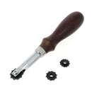 Molette pour marquer points de couture - Couture du cuir à la main - Oka fait au Japon - 3 tailles de roues