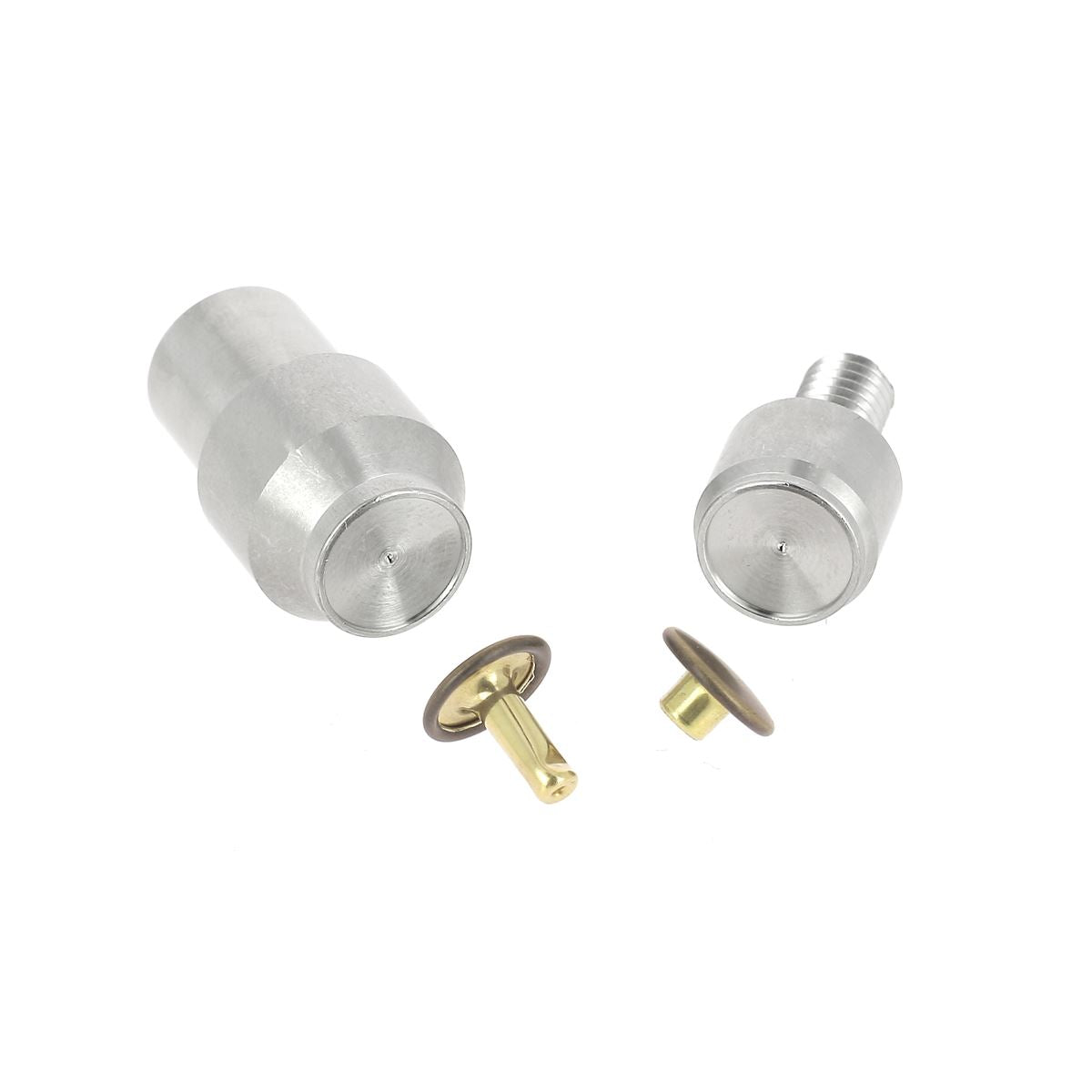 Outil de pose de rivets simple calotte, presse d'établi pour rivets, outil robuste pour fixation précise et durable.