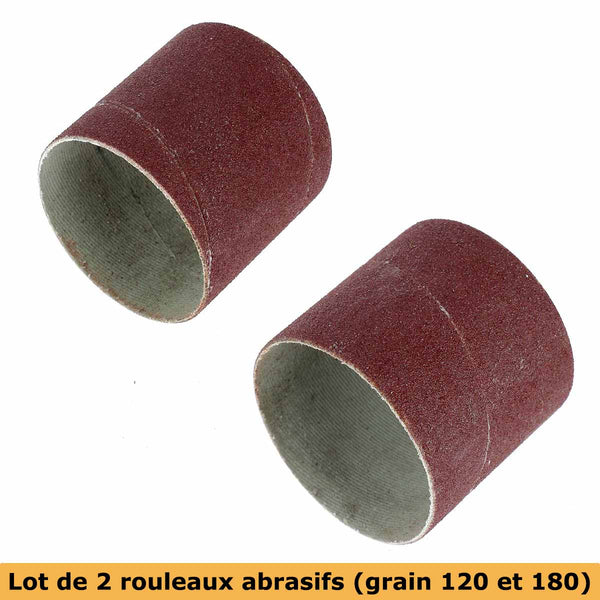 Rouleau De Papier Abrasif Tissu Grain 60 - 150 Mm X 50 M - Pour Ponçage Bois Et Métal - Usage Manuel Ou Professionnel