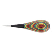 Alêne aux pinces petite sellier standard Jérôme David, 2,5 mm, en bois de bouleau multicolore, outil pour la maroquinerie.