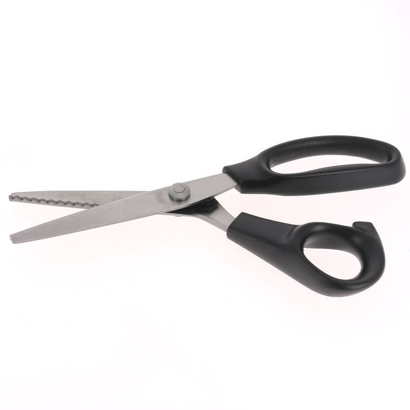 Large pinking scissors - stainless steel blades - 23 cm - 9"