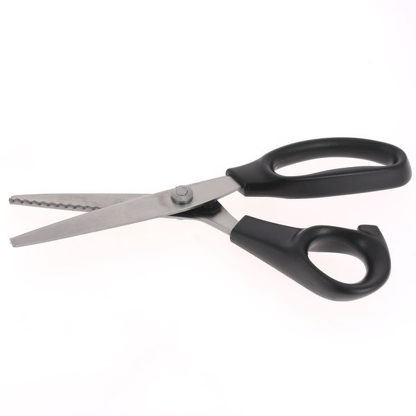Large pinking scissors - stainless steel blades - 23 cm - 9"