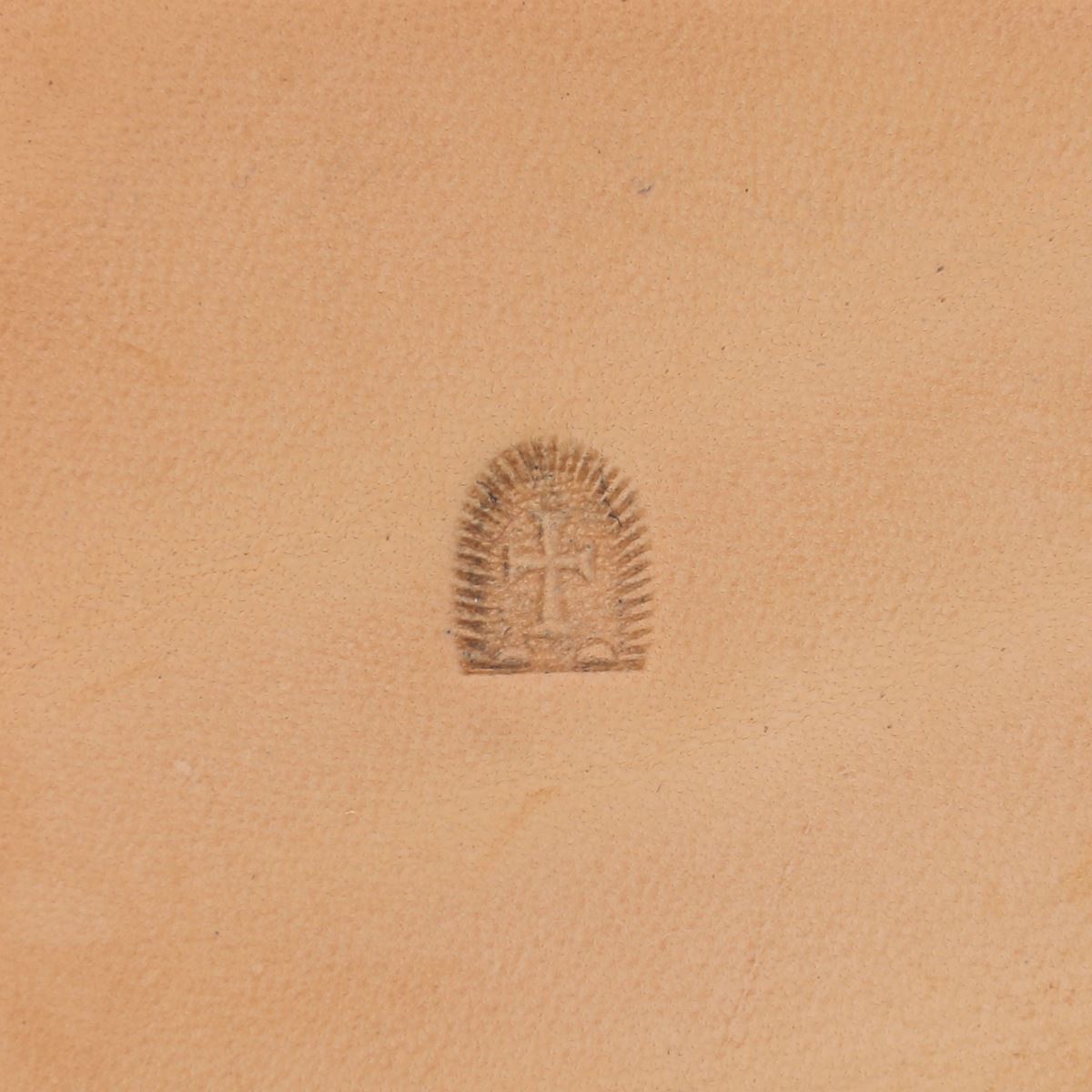 Matoir sur manche - Croix chrétienne - Deco Cuir