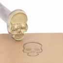 Matoir sur manche - Tête de mort - Deco Cuir